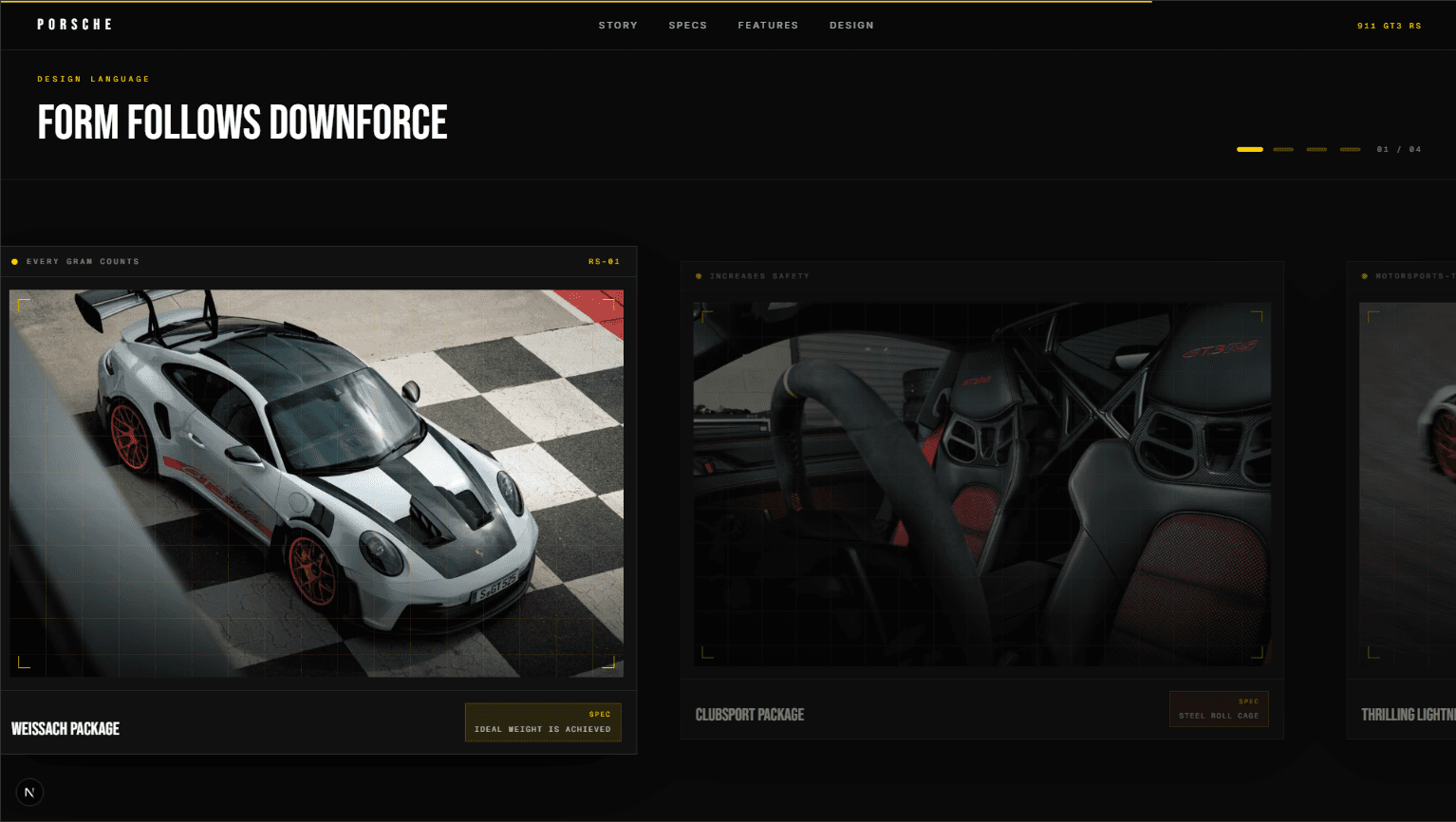 Porsche GT3 RS Showcase